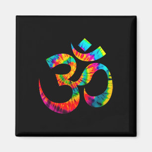 Imã Om Yoga Aum Ohm Hindu Espiritual Meditação Tie Dye