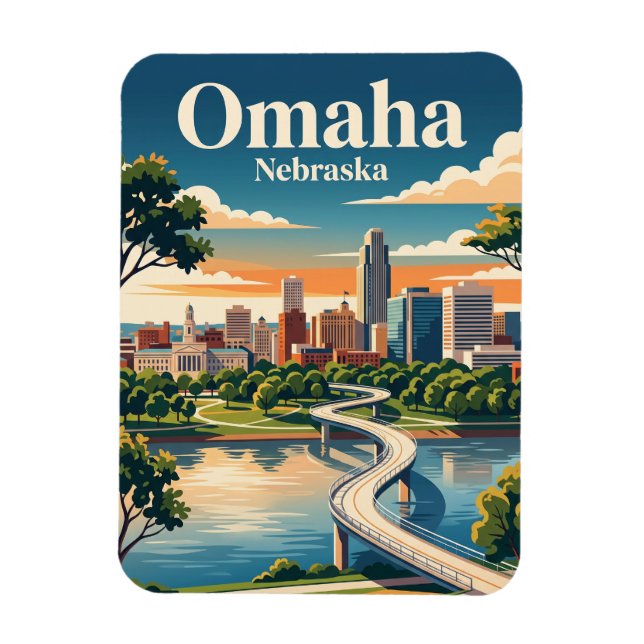 Ímã Omaha, Nebraska (Vertical)
