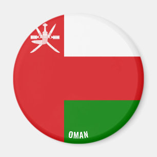 Imã Oman Flag Charming Patriotic Magnet