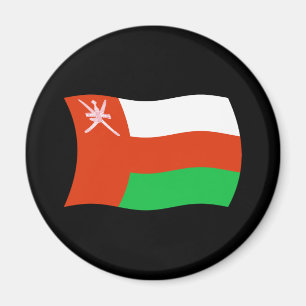Imã Oman Flag Magnet