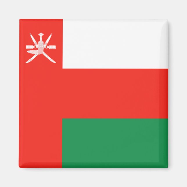 Imã Oman Flag Magnet (Frente)