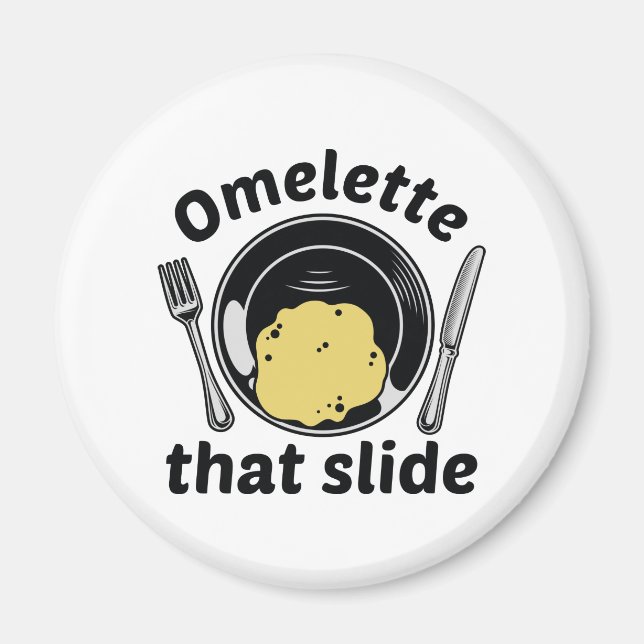 Imã Omelet Aquele Slide (Frente)