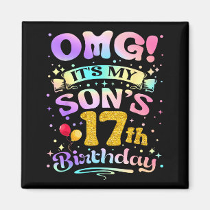 Imã Omg É o 17º Aniversário do Meu Filho Feliz 17 Anos