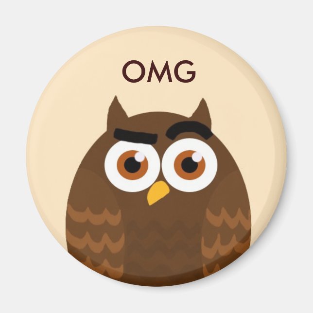 Imã OMG Owl íman (Frente)
