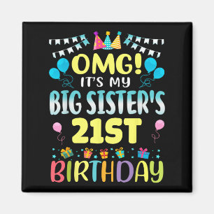 Imã Omg São As Minhas Irmãs aniversário de 21 anos Doc