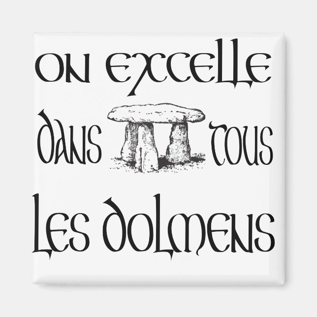 Imã On excelle dans tous les dolmens (Frente)