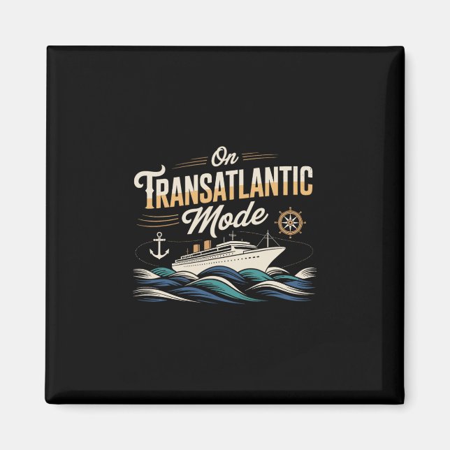 Imã On Transatlantic Mode Shirt Transatlantics Shirts  (Frente)