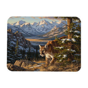 Ímã Onça-pintada no Parque Nacional Rocky Mountain Tra
