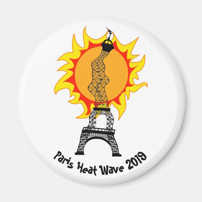 Imã Onda de calor em Paris 2019 (Frente)