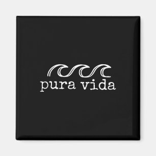 Imã Onda de Surf Pura Vida Costa Rica Lembrança