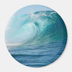 Imã Onda grande do Oceano Pacífico que quebra em volt