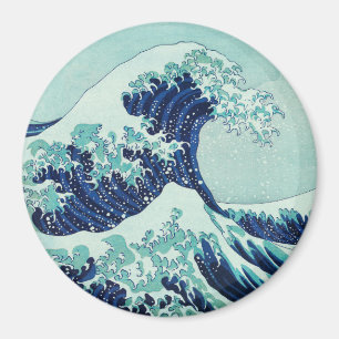 Imã Ondas Azuis de Hokusai