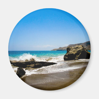 Imã Ondas caem na praia