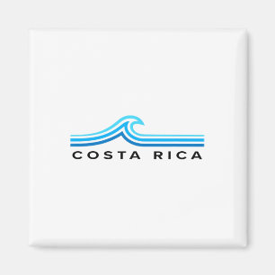 Imã Ondas da Costa Rica Vintage Homens Mulheres Menina