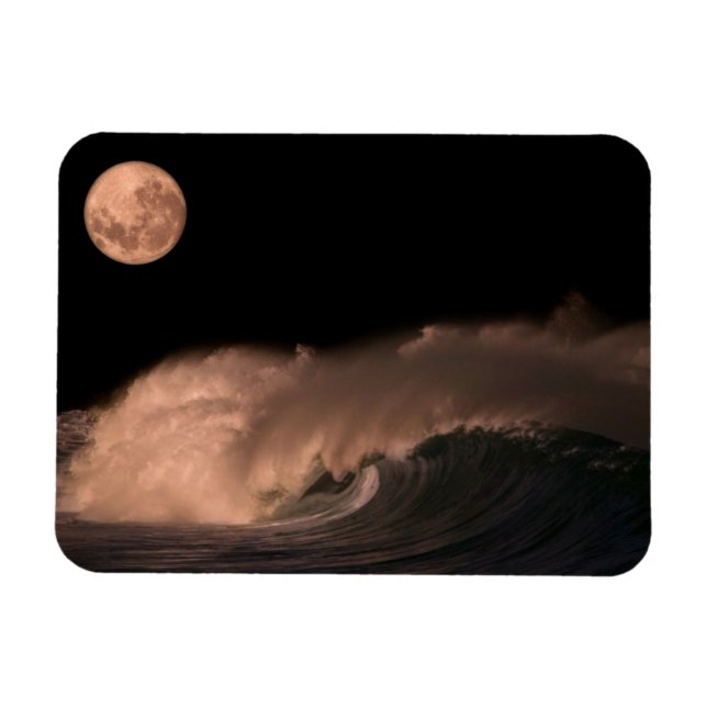 Ímã Ondas da Tempestade do Pacífico | Costa Norte de O (Horizontal)