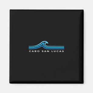 Imã Ondas de Cabo San Lucas México Vintage Homens Mulh