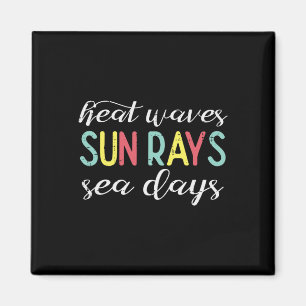 Imã Ondas de Calor de Barco Raios de Sol Dias de Mar M