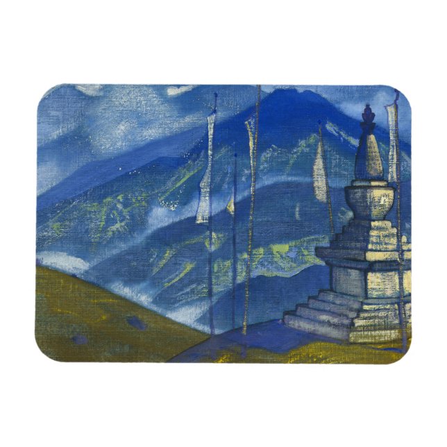 Ímã Ondas de Mist, 1924 por Nicholas Roerich (Horizontal)