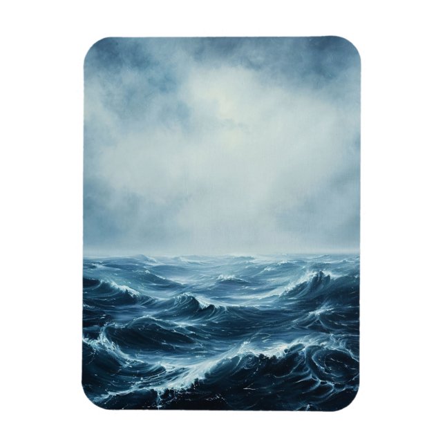 Ímã Ondas do Oceano Costeiro em Massa Flexíveis (Vertical)