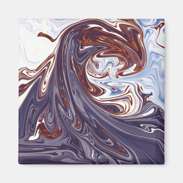 Imã ondas monstruosas | Melhor pintura de abstrato (Frente)
