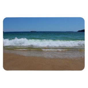 Ímã Ondas oceânicas na praia de areia II