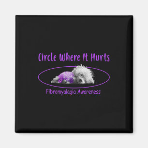 Imã Onde Dói Fibromialgia Sensibilização Bichon Frise