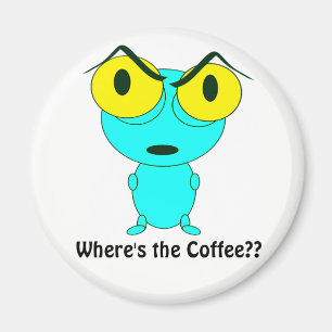 Imã Onde está o café, os desenhos animados
