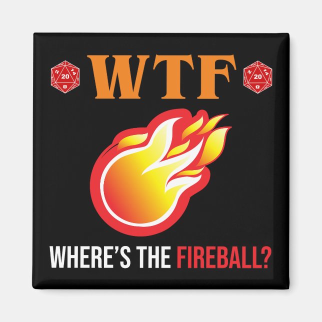 Imã Onde está o Fireball? (Frente)