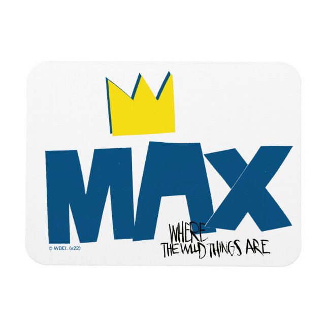Ímã Onde estão as coisas selvagens | Max e Crown (Horizontal)