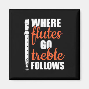 Imã Onde Flutes Vão Trebble Seguem