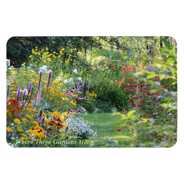 Ímã Onde Três Jardins Se Encontram (Horizontal)