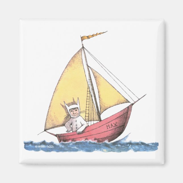 Imã Onde Vivem os Monstros | Max à Velas (Frente)