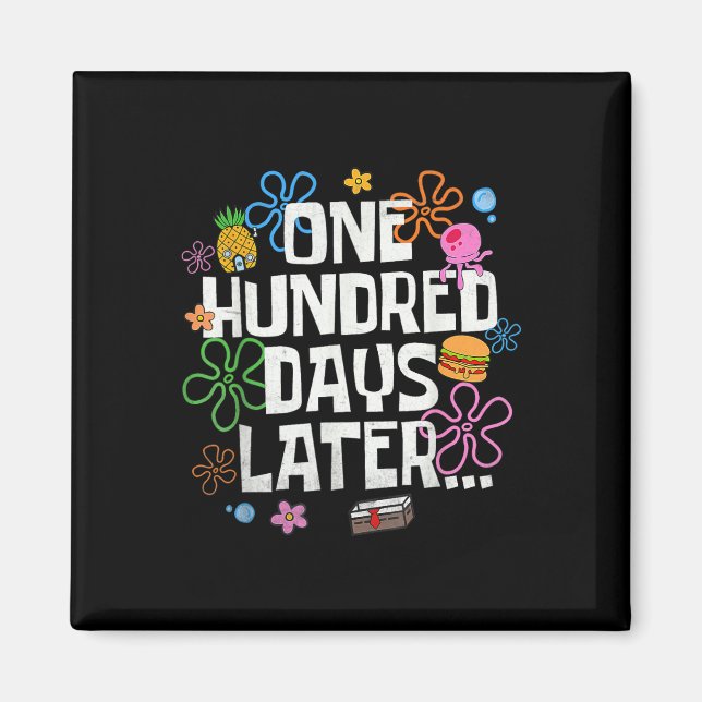 Imã One Hundred Days Later 100 Days Of School Student  (Frente)