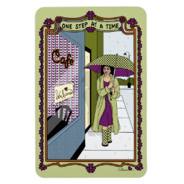 Ímã One Step at a Time_A_4x6 Refrigerator