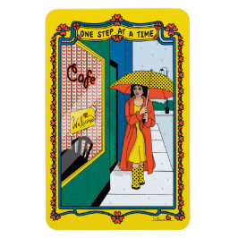 Ímã One Step at a Time_B_4x6 Refrigerator