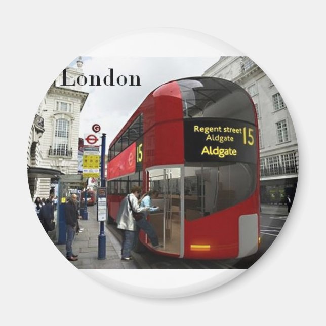 Imã Ônibus de Londres (Rua.K) (Frente)