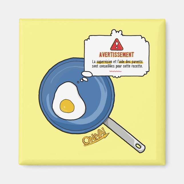 Imã ONIVA! Oeuf (Frente)