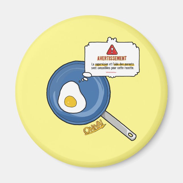 Imã ONIVA! Oeuf (Frente)