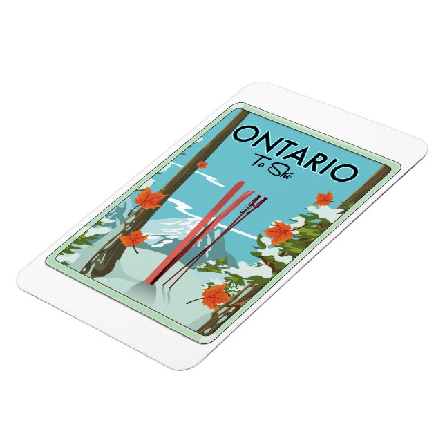 Ímã Ontário Para Esqui (Left Side)