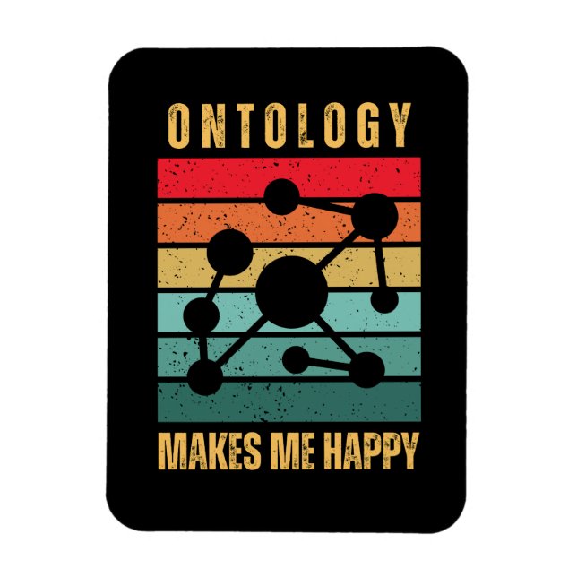 Ímã ontologia do amor ontólogo (Vertical)