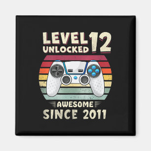Imã Onze 11 anos Aniversário Menino Divertido Gamer 11