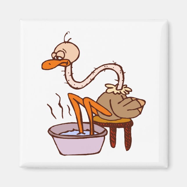 Imã Oogie Ostrich (Frente)