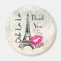 Ooh La Paris Eiffel Tower Obrigado