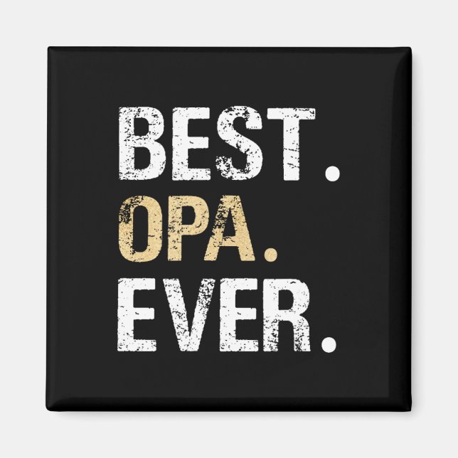 Imã Opa Graphic Opa Gift Da Avô Avô (Frente)