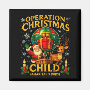 Imã Operação Criança da Natal Bolsa Samaritan's Purse 