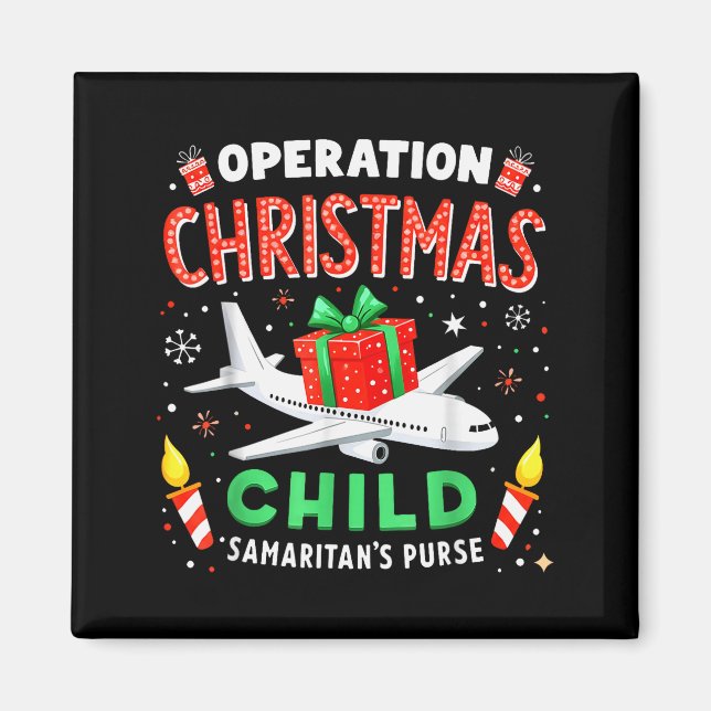 Imã Operação Criança de Natal Bolsa Samaritanos  (Frente)
