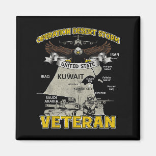 Imã Operação Desert Storm Ods Veteran Iraque Vintage G