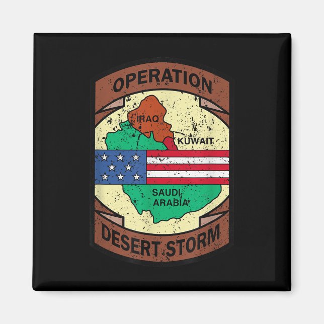 Imã Operação Militar do Golfo Operação Deserto Tempest (Frente)