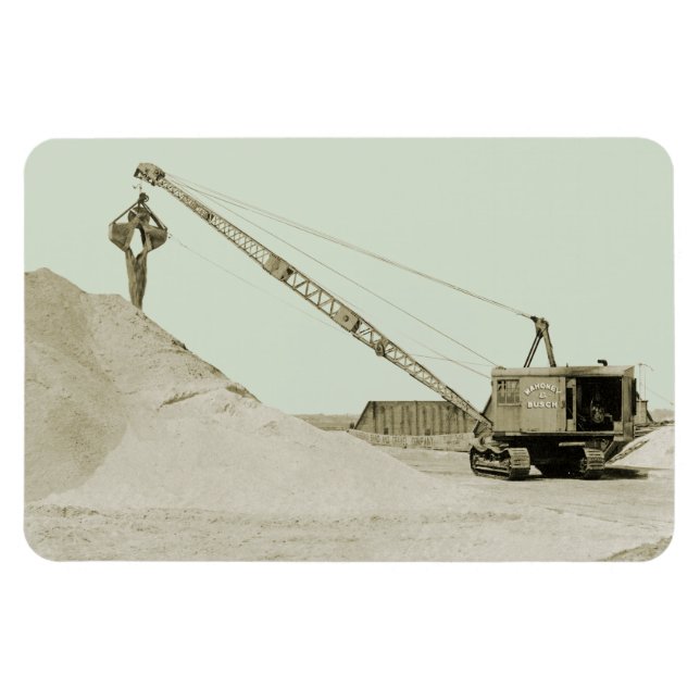 ÍMÃ OPERADOR CRANE NORTHWEST MODEL 104 CLAMSHELL VELHO (Horizontal)