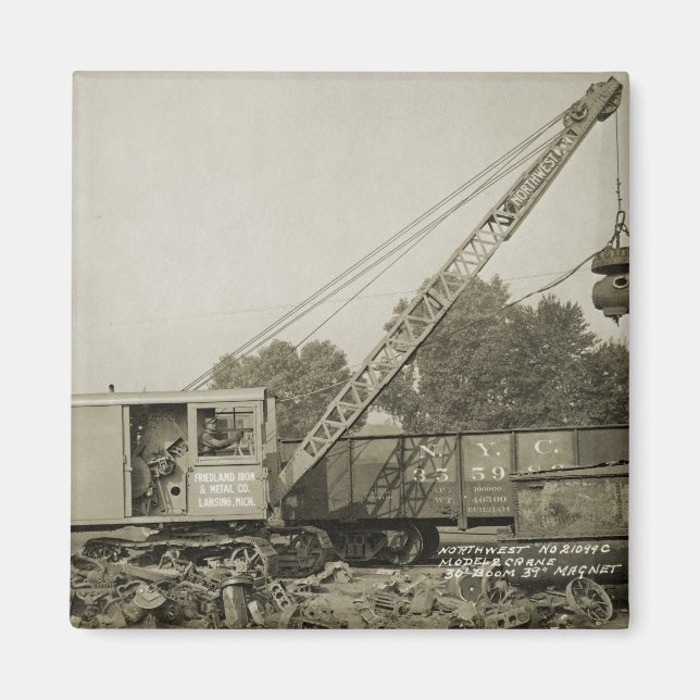 Imã OPERADOR DE CABO DO OPERADOR DO Northwest CRANE 17 (Frente)